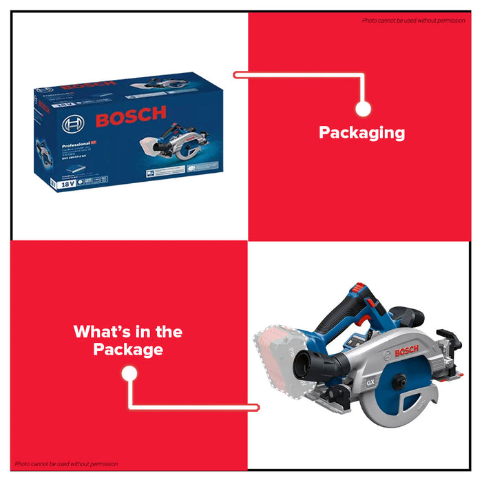 Buildmate x BOSCH Cordless Circular Saw GKS 18V-57-2 GX 18V 165mm Brushless 06016C10K0
