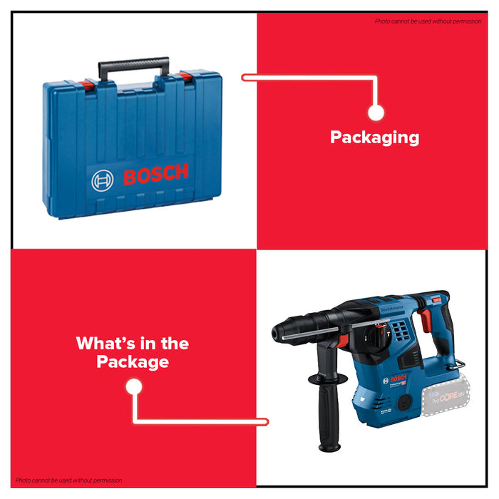 Buildmate x BOSCH Cordless Rotary Hammer GBH 18V-28 CF 3.3J SDS Plus 0611921081