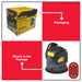 Lotus 20V Cordless Random Orbit Sander CXEX20V - 125 efficient brushless motor LPT