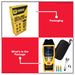 Powerhouse 0-58% Digital Wood Moisture Meter Pin- Type Measuring Tool Timber Damp Tester For Wood Drywall & Concrete PH-DWMM632 - PHHT