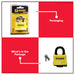 PowerHouse 40mm Weatherproof Laminated Steel Padlock PH-WPLSPL-S40 PHDH