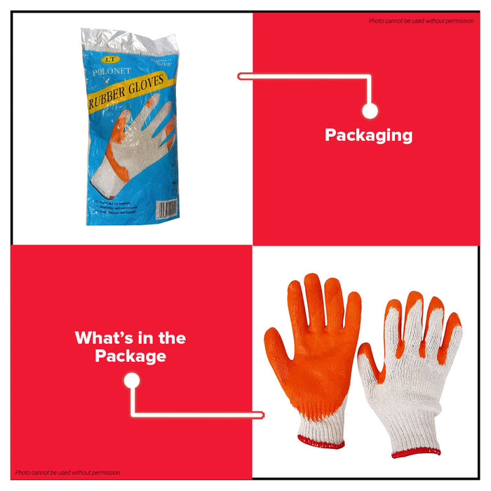 BUILDMATE x POLOLOCK by POLONET Rubber Gloves 9 70g