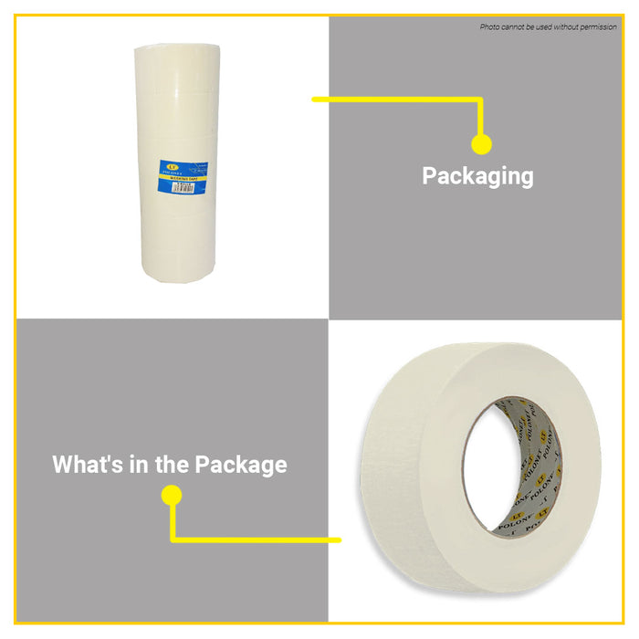 POLONET Masking Tape 1/2" - 2" Inches  [SOLD PER PACK]