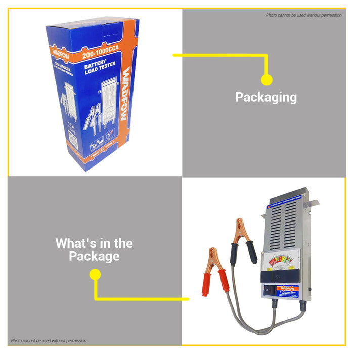 BUILDMATE Wadfow Battery Load Tester 100A WBD1510 - WPT