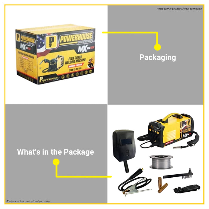 POWERHOUSE USA 300A Migweld Gasless Portable Inverter Welding Machine MIGTECH 300TECH PHWM