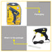 BUILDMATE Lotus Mini Glue Gun 15W Electric Hot Melt Adhesive Applicator with 2pcs Glue Gun Sticks for DIY Arts Crafting LTXT15GGM