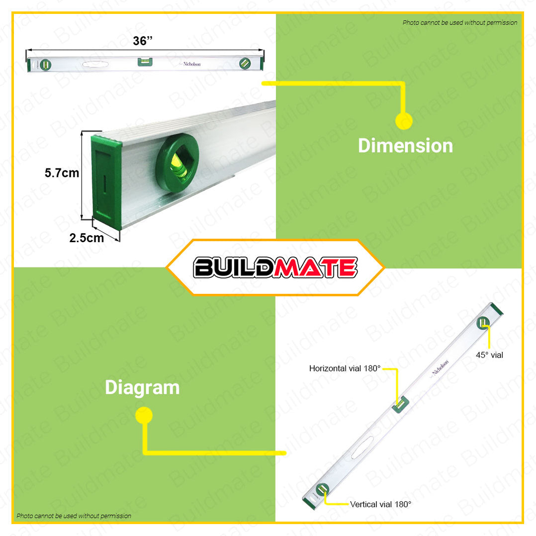 NICHOLSON Aluminum Level 36