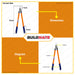 WADFOW Telescopic Lopper Shears Scissor 540MM | 900MM [SOLDE PER PIECE] Plant Tree Lopper Garden Scissor Carbon Steel Garden Shear Tree Trimmer Garden Tools Pruner WPR2E24 | WPR1E79 | 100% ORIGINAL / AUTHENTIC •BUILDMATE• WHT