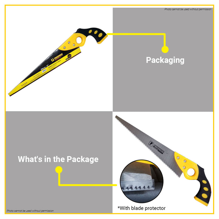POWERHOUSE 12" Inch Compass Saw with PVC Handle •BUILDMATE• PHHT