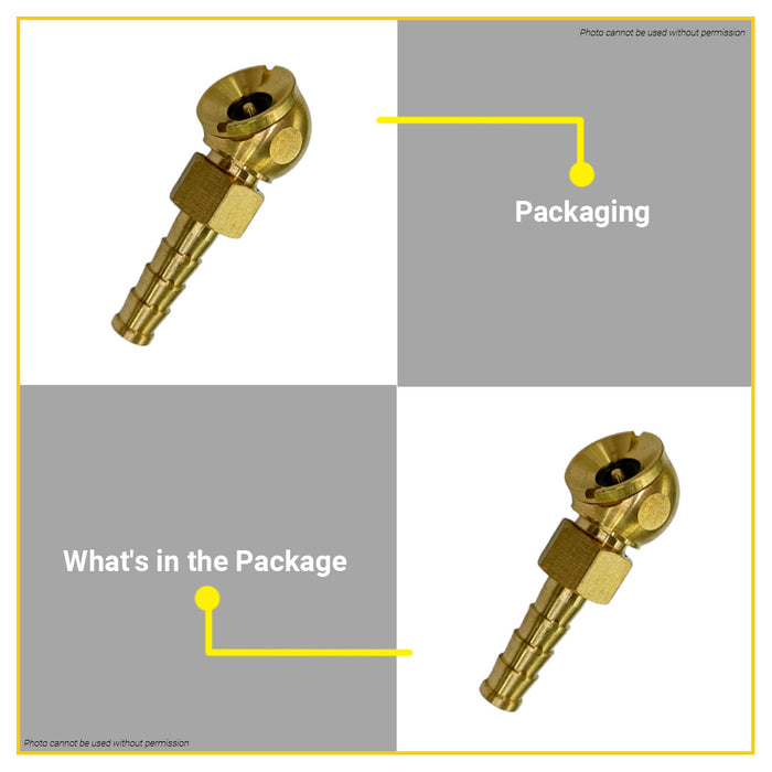 Air Chuck Brass MADE IN TAIWAN Tire Inflator Pneumatic Hose Coupler for Air Compressor •BUILDMATE•