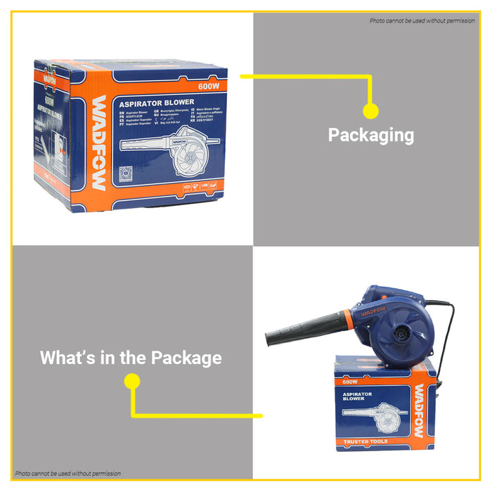 BUILDMATE Wadfow Aspirator Blower 400W / 600W Electric Air Blower Dust Cleaner Dust Collecting WPP