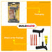 BUILDMATE Mega Tubeless Tire Repair Tool Kit Tire Wheel Repair Tool Kit for Bike Bicycle Motorcycle MTRK01