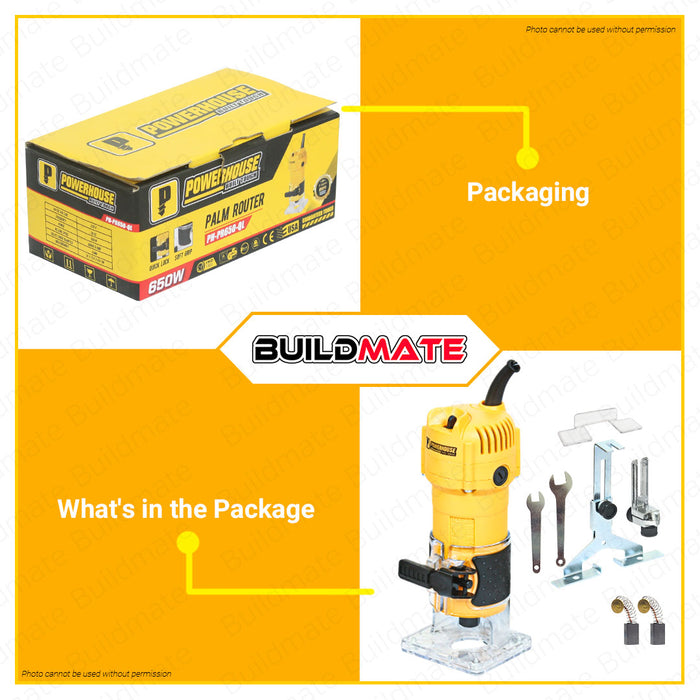 BUILDMATE Powerhouse Palm Router Trimmer 6mm 500W | 650W [SOLD PER SET ...