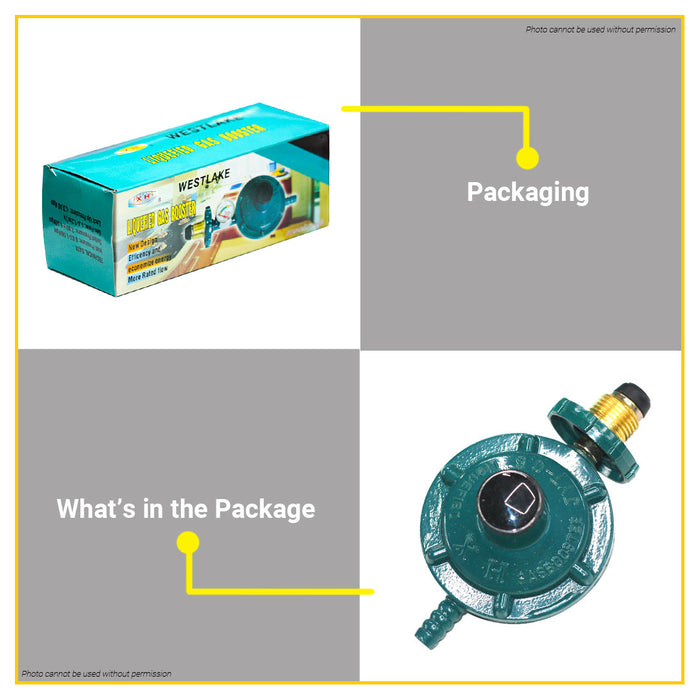 BUILDMATE Westlake LPG Gas Regulator with Gauge and Explosion Proof SOLD PER PIECE  BA1005 BA1007
