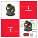Lotus 20V Cordless Random Orbit Sander CXEX20V - 125 efficient brushless motor LPT