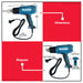 BUILDMATE MAKITA 240V 1600W Heat Gun/ Hot Air Gun with Case for heating, drying, stripping, and shrinking applications HG5030K