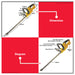 PowerHouse Bare Unit Cordless Sharp Cut Hedge Trimmer 20V  Charger and Battery not included PH-20V-WLPROSHARPHEDGE-TRIM-BU PHPT