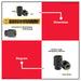 PowerHouse 10pcs 1/2" Drive Impact Socket Set for Heavy-Duty Use PH-IS10-10SET PHHT