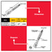 PowerHouse 5" Ratchet Extension Bar 1/2" Drive for Socket Wrench Use PH-RTEXTB12D-5 PHHT