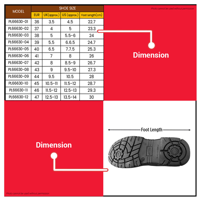 BUILDMATE x POLOLOCK by POLONET Safety Shoes Size 36–47 | Durable Steel Toe Work Shoes for Construction & Industrial Use