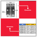 BUILDMATE x POLOLOCK Stainless Steel Narrow Butt Hinges with Screws 1.5” / 2” / 2.5” / 3” / 3.5” – Durable Door & Cabinet Hinge Set