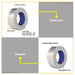 BUILDMATE Wadfow Aluminum Foil Tape HVAC System 48mm Adhesive Heat Resistant Metallic Sealing Duct Thermal Insulation Silver Tape - WHT