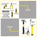 BUILDMATE Lotus 29pcs Mixed Tool Set Cr-V DIY Household Hand Repair Basic Tool Kit Ideal for Home & Garage LTHT29MTX