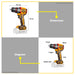 BUILDMATE Ingco 20V Compact Brushless Cordless Impact Drill 66N.m Rechargeable Portable Impact Drill Driver Tool For Automotive & Home Improvement CIDLI206681 - ICPT