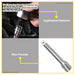 BUILDMATE Ingco 3/4" Extension Bar 200mm Chrome Plated Socket Ratchet Drive Torque Wrench Tool Extension HEB34081 - IHT
