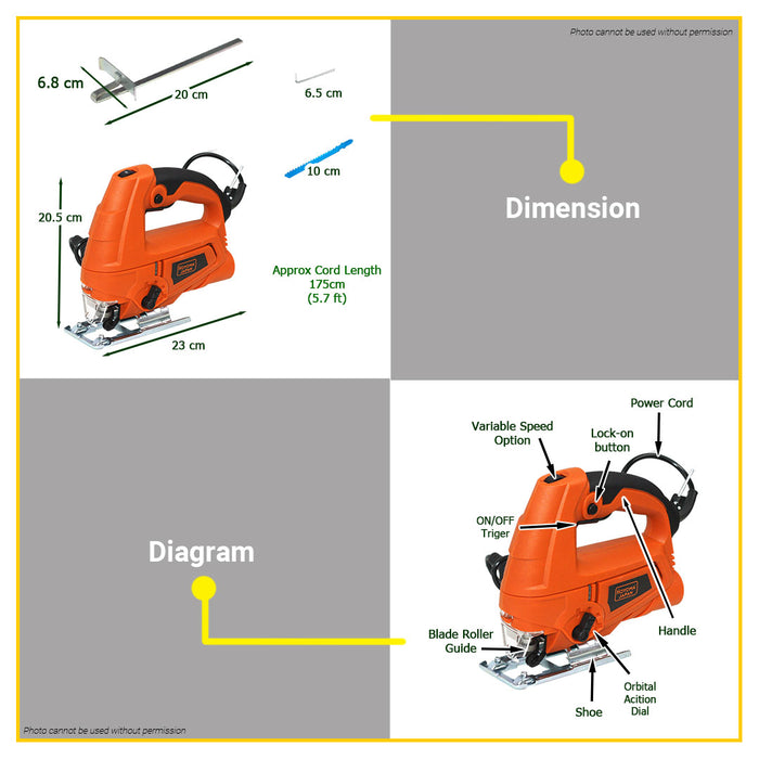 HOYOMA / OXFORD Electric Jigsaw 650W | 710W  •BUILDMATE•