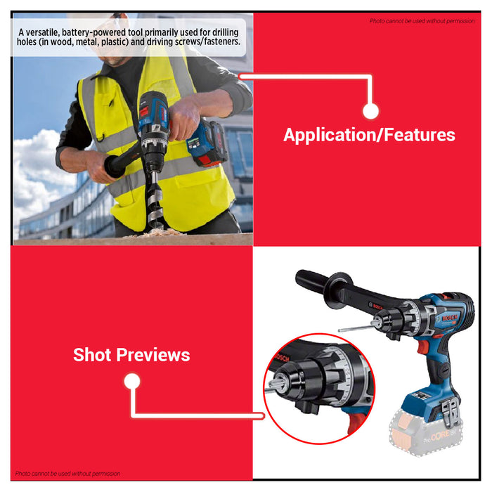Buildmate x BOSCH Cordless Drill Driver GSR 18V-150 C 18V 150Nm Brushless 06019J50L0