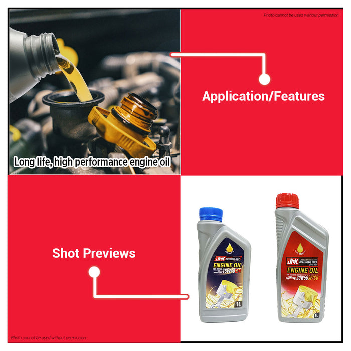 JRK Diesel Engine Oil JRKDMO-N | Gasoline Engine Oil JRKGMO-N
