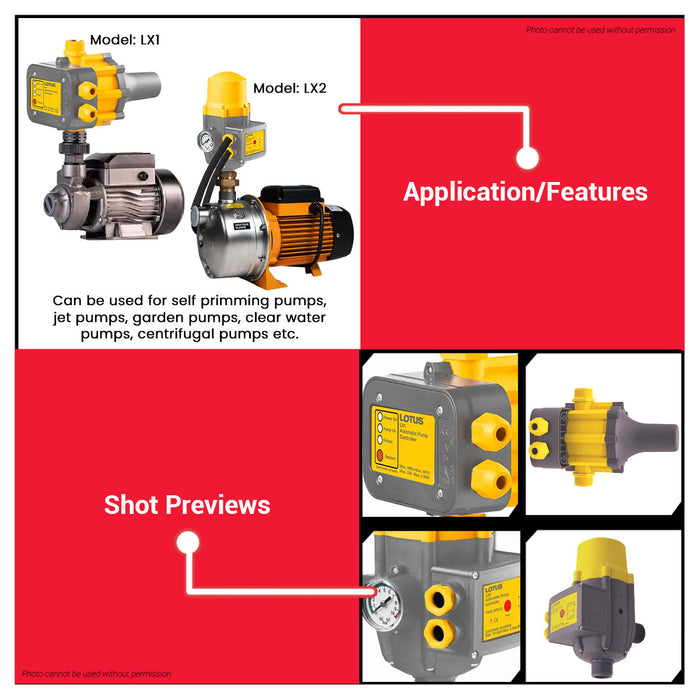 Lotus Auto Pump Controller LX1 | LX2 LPUMP — Buildmate