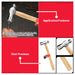MPT Ball Pein Hammer Wood Handle 1/2LB - 3/4LB HT • MOST PROFESSIONAL TOOLS •