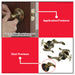 BUILDMATE x POWERHOUSE Pro Series Tubular Entrance Lever Lockset PH809ABET Antique Brass Finish US5 LEFT & RIGHT PHDH