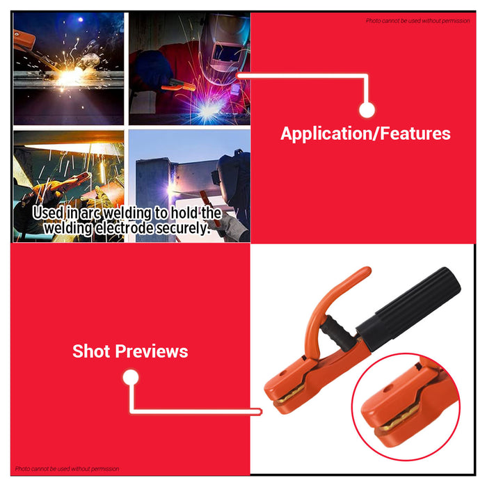 BUILDMATE x POLOLOCK by POLONET Electrode Holder LD 300A / 500A – Heavy Duty Welding Clamp