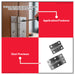 BUILDMATE x POLOLOCK Stainless Steel Narrow Butt Hinges with Screws 1.5” / 2” / 2.5” / 3” / 3.5” – Durable Door & Cabinet Hinge Set