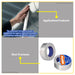 BUILDMATE Wadfow Aluminum Foil Tape HVAC System 48mm Adhesive Heat Resistant Metallic Sealing Duct Thermal Insulation Silver Tape - WHT