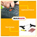 BUILDMATE Mega Tubeless Tire Repair Tool Kit Tire Wheel Repair Tool Kit for Bike Bicycle Motorcycle MTRK01