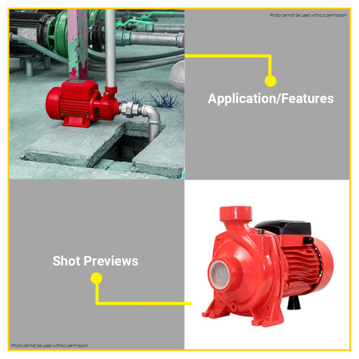 BUILDMATE Zekoki 370W Peripheral Pump 1/2HP 0.5HP ZKK-IDB35G Electric Water Pump