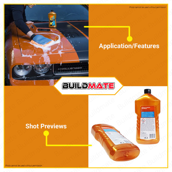 BUILDMATE Armor All Car Wash Speed Dry 1L Car Wash Soap Foaming Car Wash Cleaning Soap Cleaning Tools for Cars Cleans the Toughest Automotive Dirt and Grime Automotive Cleaner E303218300 •