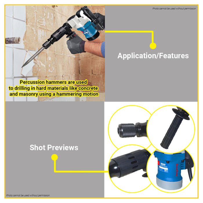 DONG CHENG Percussion Hammer Drill 1050W DZG6S •BUILDMATE•