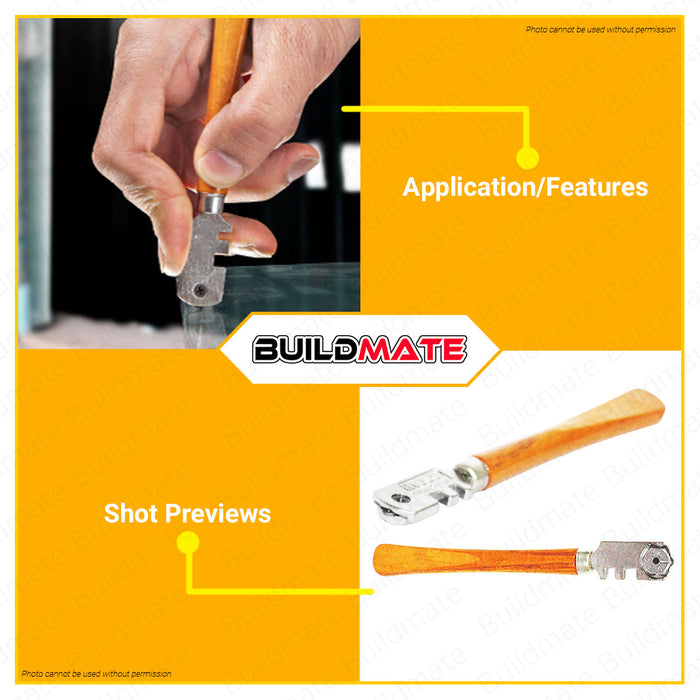 BUILDMATE Ingco Diamond Blade Glass Cutter Pencil Cutter Oil Cutting Glass Marking Pen •BUILDMATE• IHT