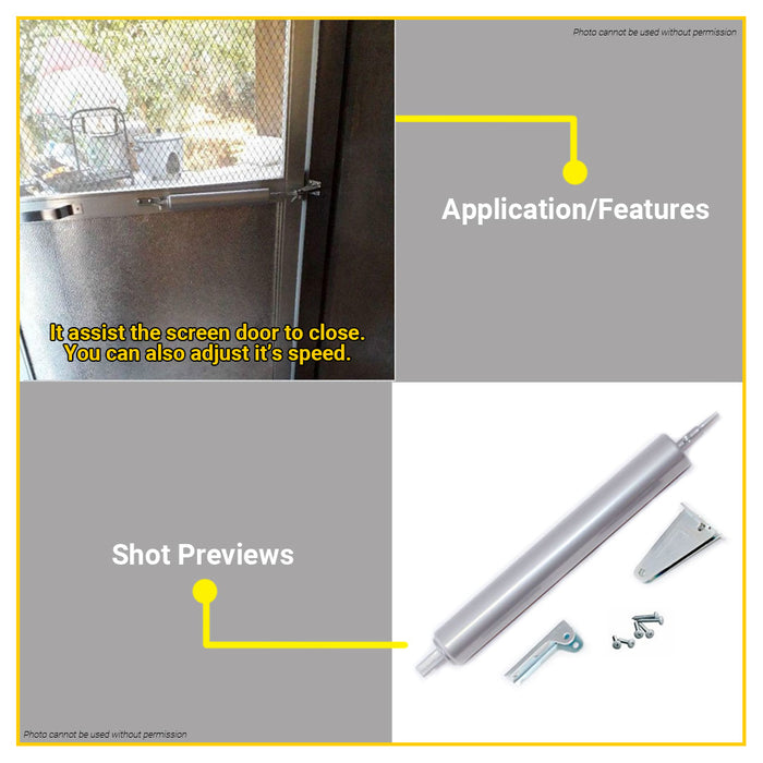 YALE Screen Door Closer V-1688 •BUILDMATE•