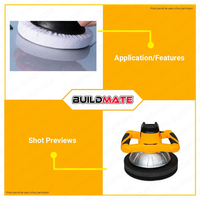 INGCO Lithium-Ion Cordless Polisher Buffing Machine 20V 254MM Car Polisher Polishing Machine COPLI2001 •BUILDMATE ICPT