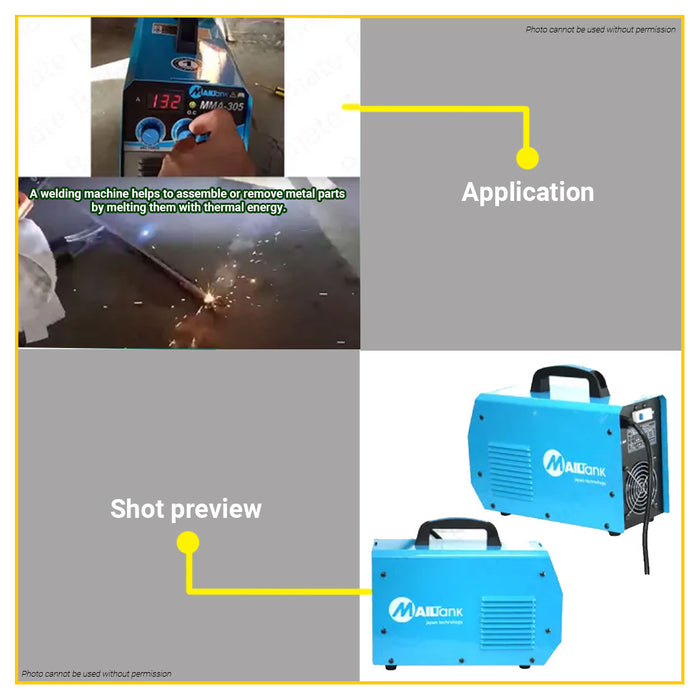 MAILTANK IGBT Inverter Welding Machine Compact Welder Machine ARC Force MMA-305 | MMA300 •BUILDMATE•