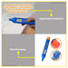 BUILDMATE Wadfow Test Pencil AC 12V-300V Electrical Interchangeable Slotted / Flat Bit Tip Voltage Detection Pen With Sound & Light Alarm WTP45015 - WHT