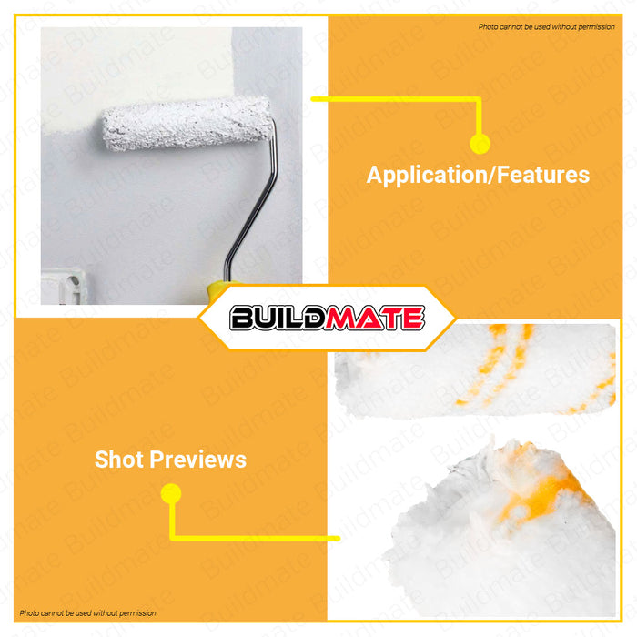 BUILDMATE Ingco Roller Cover Paint Cover 4" Inch 100mm Inner Wall Cylinder Brush Paint Roller Painting Roller Paint Tool HRC3610016 | HRC3610012 • HT2