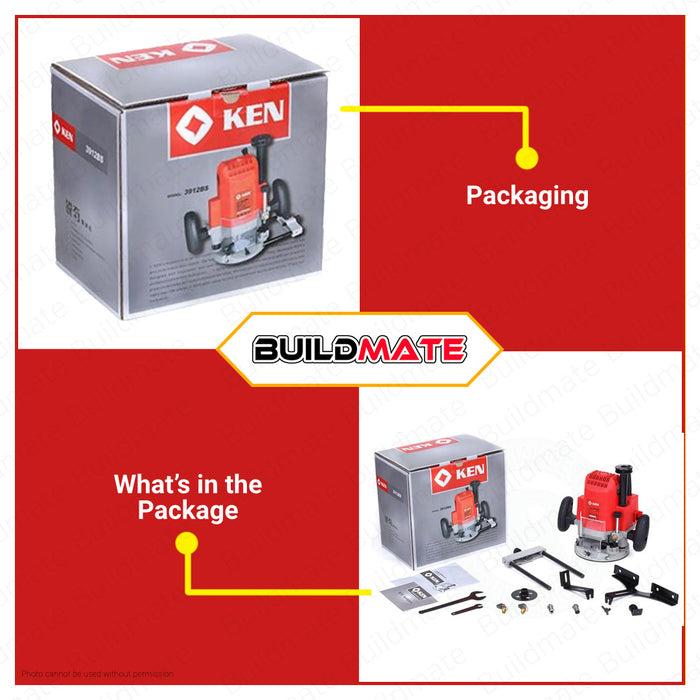 BUILDMATE Ken Electric Router 1850W 12.7mm Plunge Router Laminate Rout ...