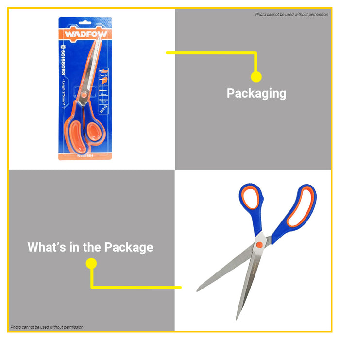 BUILDMATE Wadfow 11" Scissors WSX1604 - WHT